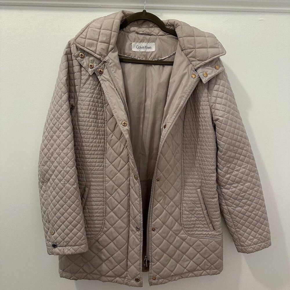 Women's tan Calvin Klein Jacket